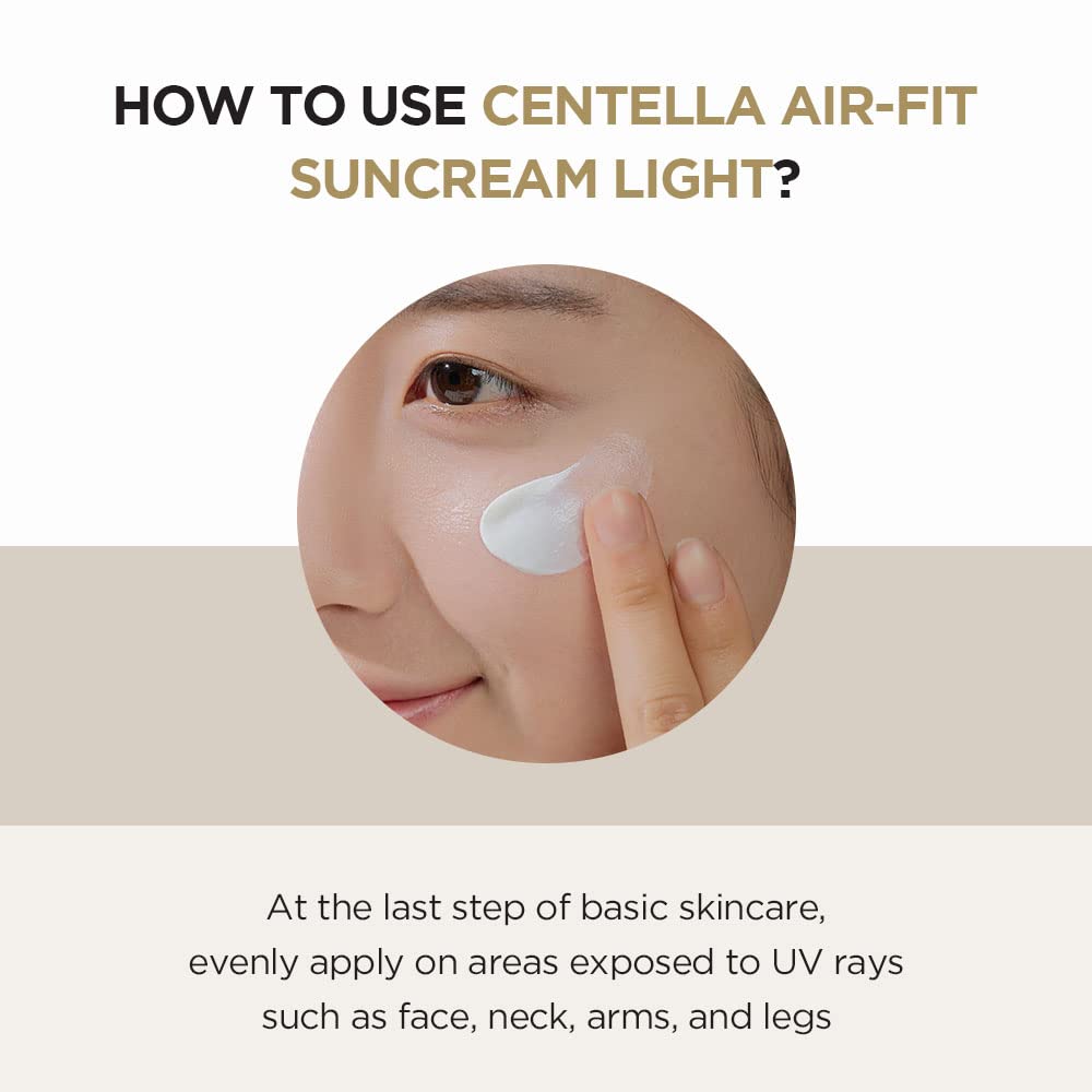 SKIN1004 Madagascar Centella Air-Fit Suncream Light SPF 30 PA ++++, 50 ml