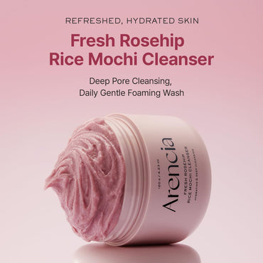 Arencia - Fresh Rosehip Rice Mochi Cleanser, 4.23oz / 120g