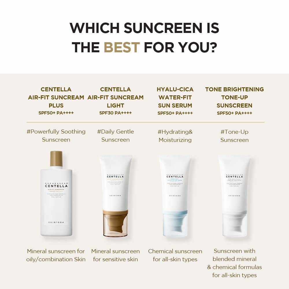 SKIN1004 Madagascar Centella Air-Fit Suncream Light SPF 30 PA ++++, 50 ml