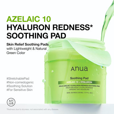 Azelaic 10 Hyaluron Redness Soothing Pad
