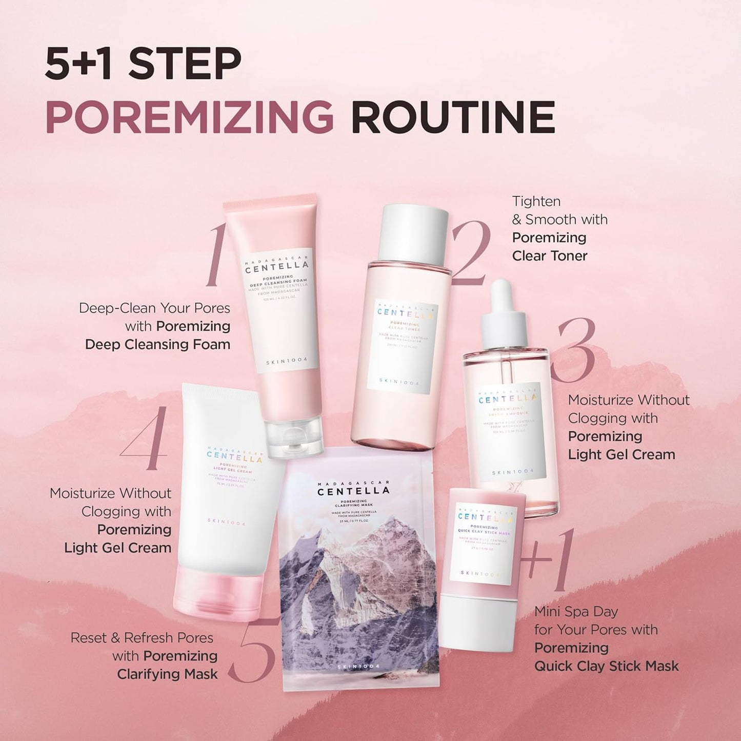 Madagascar Centella, Poremizing Deep Cleansing Foam , 6.22 fl oz (125 ml)