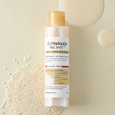 Dr.Melaxin - Peel Shot Glow White Rice Toner - 200ml