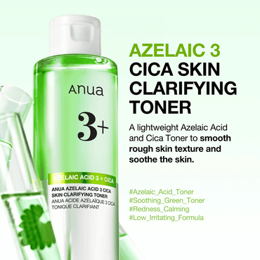 Anua Azelaic Acid 3 Cica Skin Clarifying Toner bottle