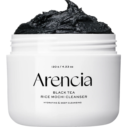 Arencia - Black Tea Rice Mochi Cleanser, 4.23oz / 120g