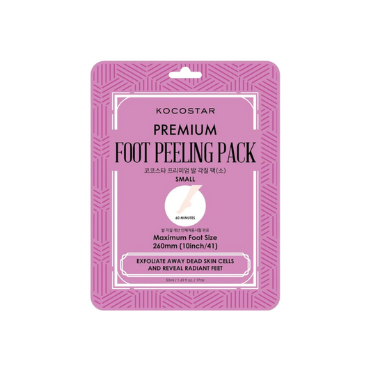 KocoStar Premium Foot Peeling Pack Small Size 260mm(10inch/41) 50Ml