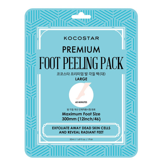 KocoStar Premium Foot Peeling Pack Large Size 300mm(12inch/46) 50Ml