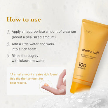 Medicube - Kojic Acid Turmeric Toning Cleanser - 120g