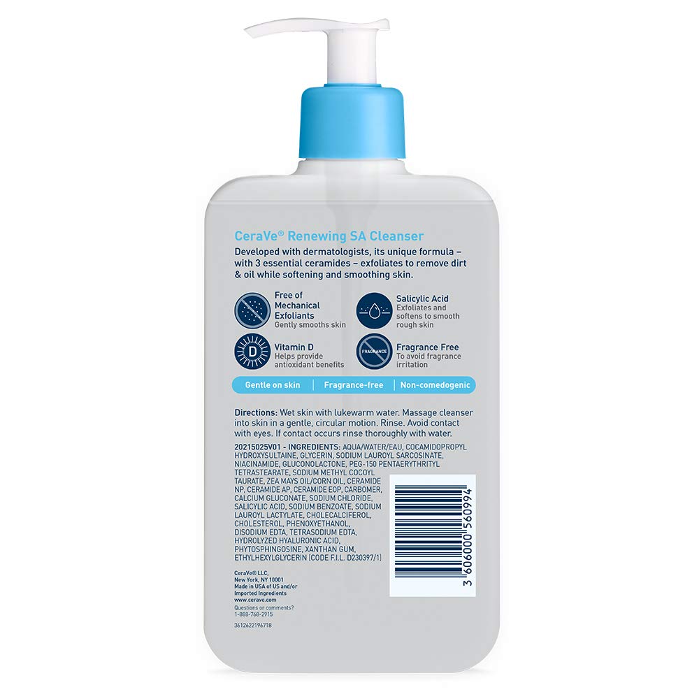 Renewing SA Cleanser Fragrance Free 8oz & 16oz