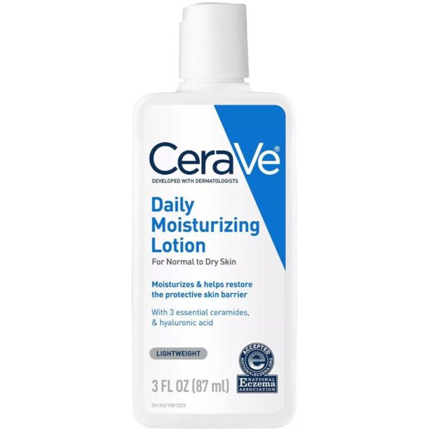 CeraVe Daily Moisturizing Lotion for Normal to Dry Skin, 3 oz