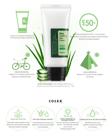 Aloe Soothing Sun Cream SPF50 PA+++