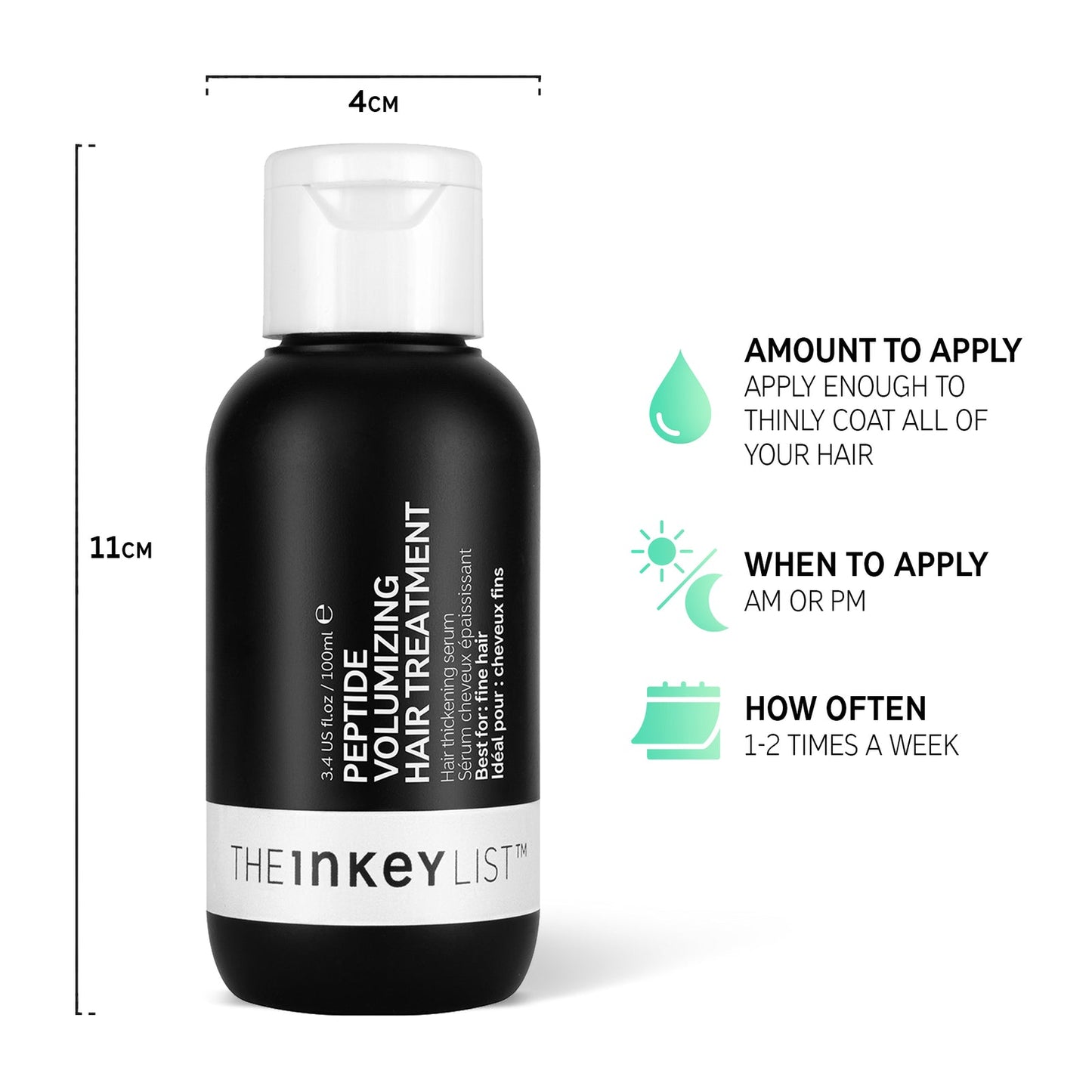 The Inkey List Peptide Volumizing hair treatment 100ml