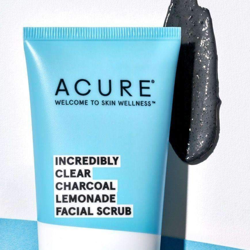 ACURE® Incredibly Clear Charcoal Lemonade Facial Scrub, 4 fl oz (118 ml)