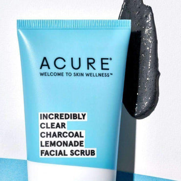 ACURE® Incredibly Clear Charcoal Lemonade Facial Scrub, 4 fl oz (118 ml)