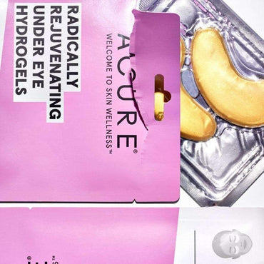 ACURE® Radically Rejuvenating Under Eye Hydrogels Beauty Mask, 2 Single Use Eye Gels, 0.236 fl oz (7 ml)