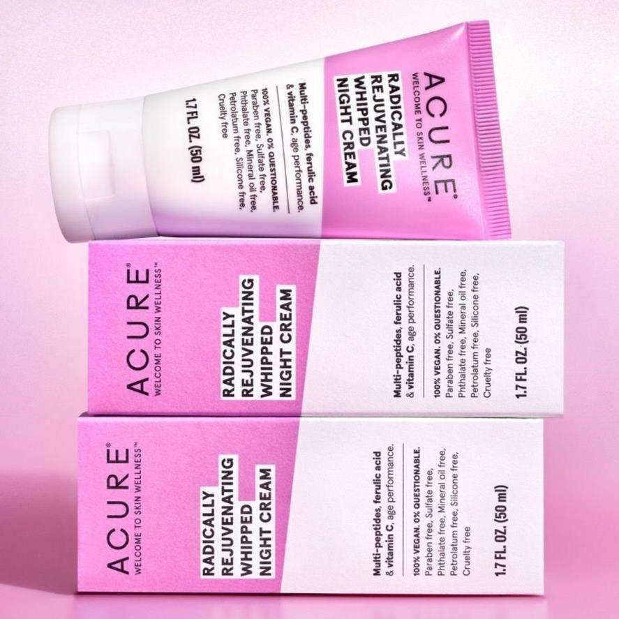 ACURE® Radically Rejuvenating Whipped Night Cream, 1.7 fl oz (50 ml)
