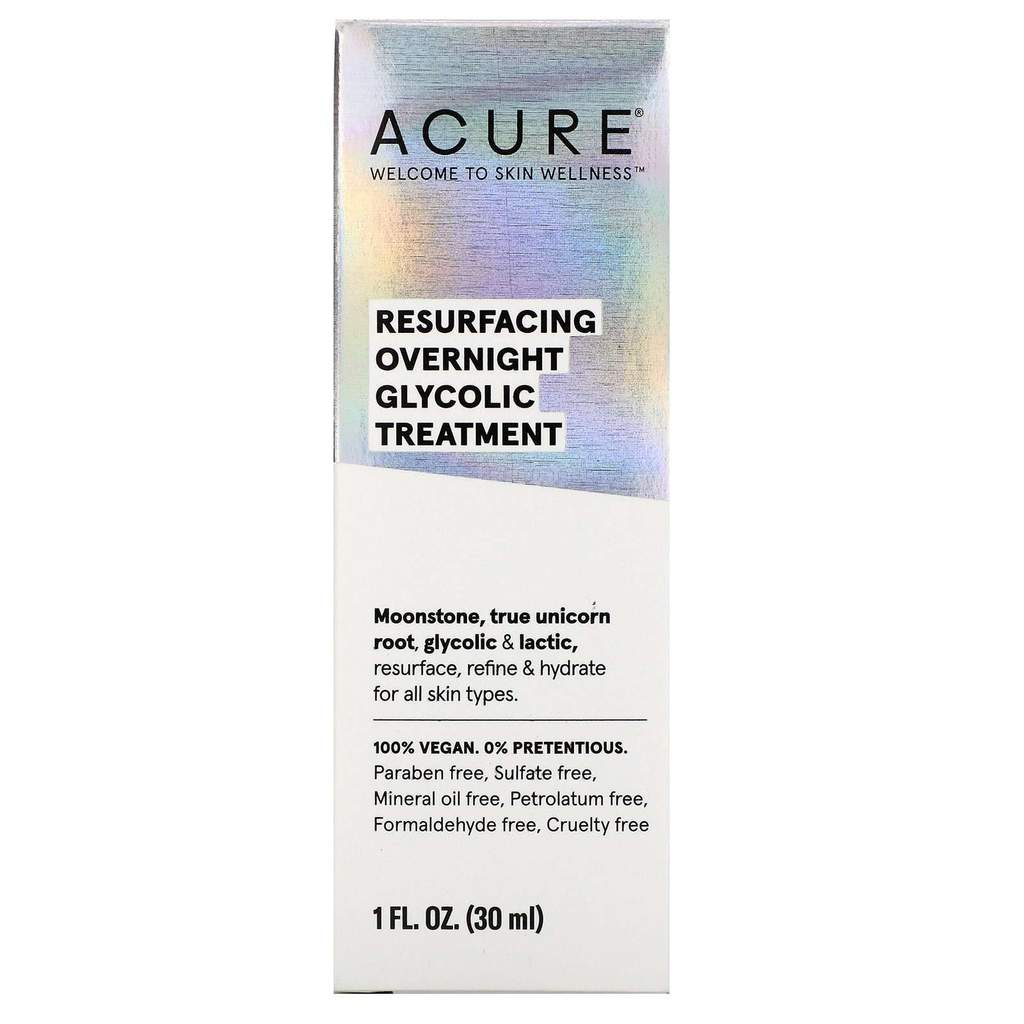 ACURE® Resurfacing Overnight Glycolic Treatment, 1 fl oz
