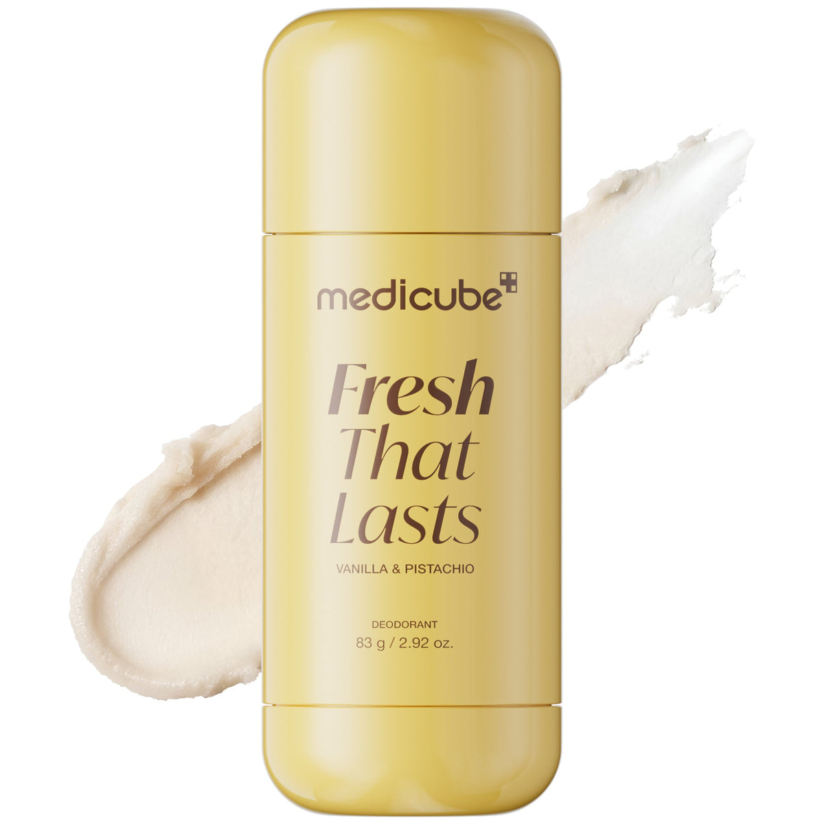 Medicube Kojic Acid Brightening Deodorant Vanilla & Pistachio stick, front packaging