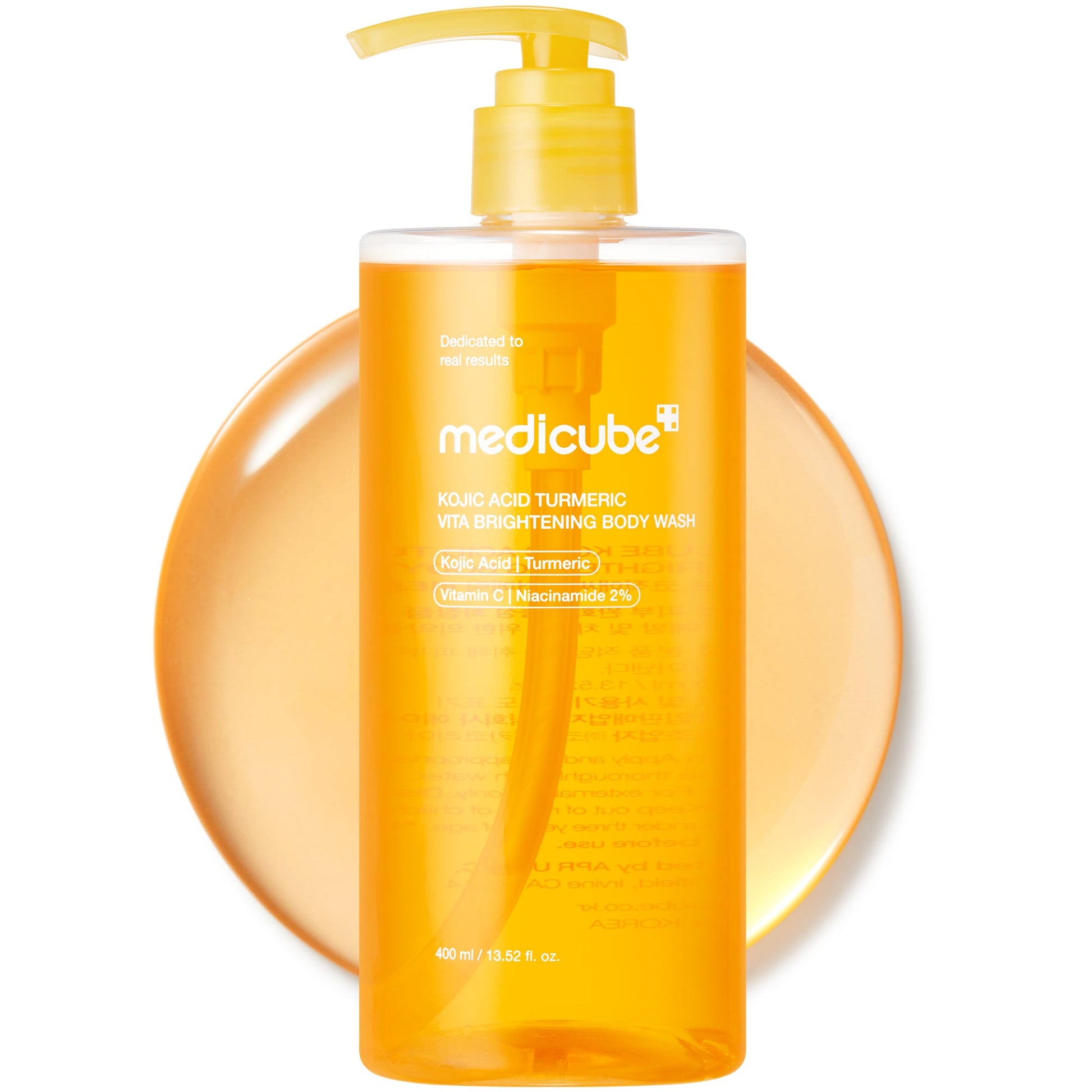 Medicube Kojic Acid Turmeric Vita Brightening Body Wash bottle