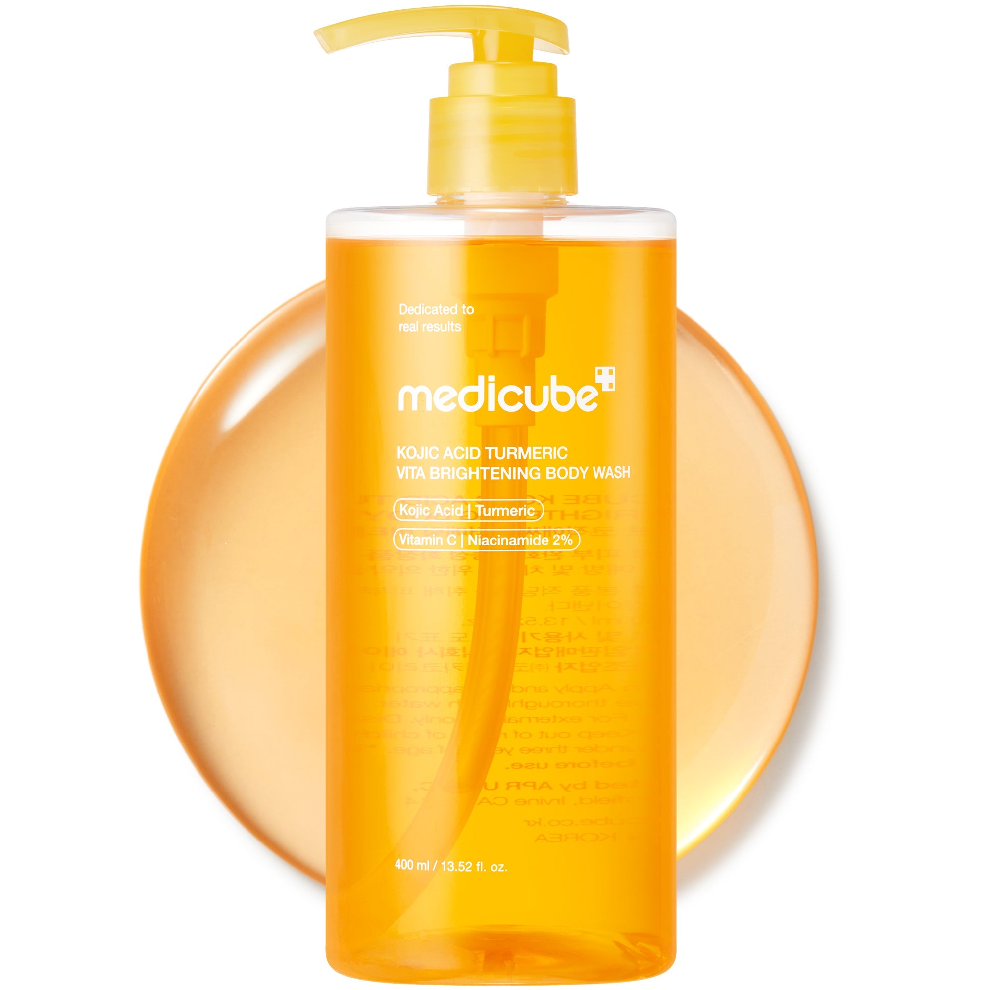 Medicube Kojic Acid Turmeric Vita Brightening Body Wash bottle