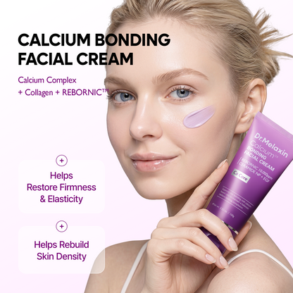 Dr.Melaxin Calcium Bonding Facial Cream applied to skin