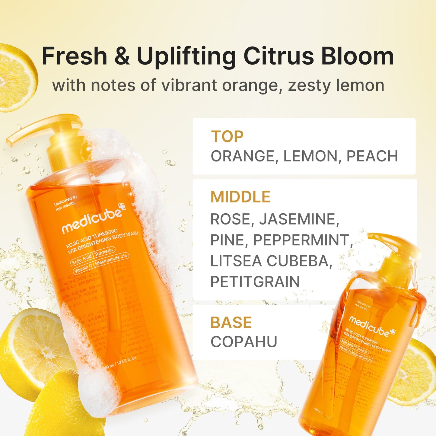 Medicube Kojic Acid Turmeric Body Wash product details