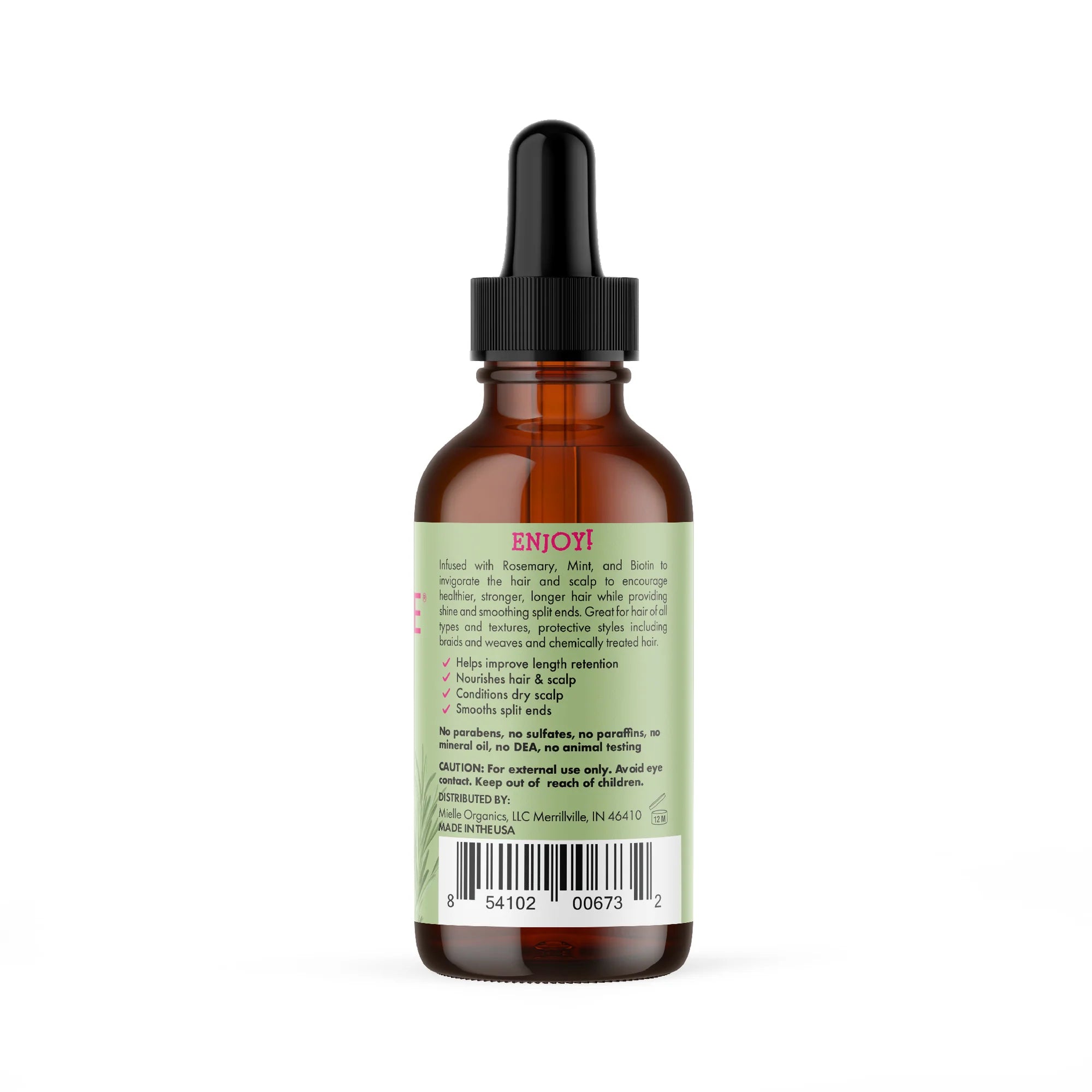 Rosemary Mint Scalp & Hair Strengthening Oil, 2 fl oz/ 59ml