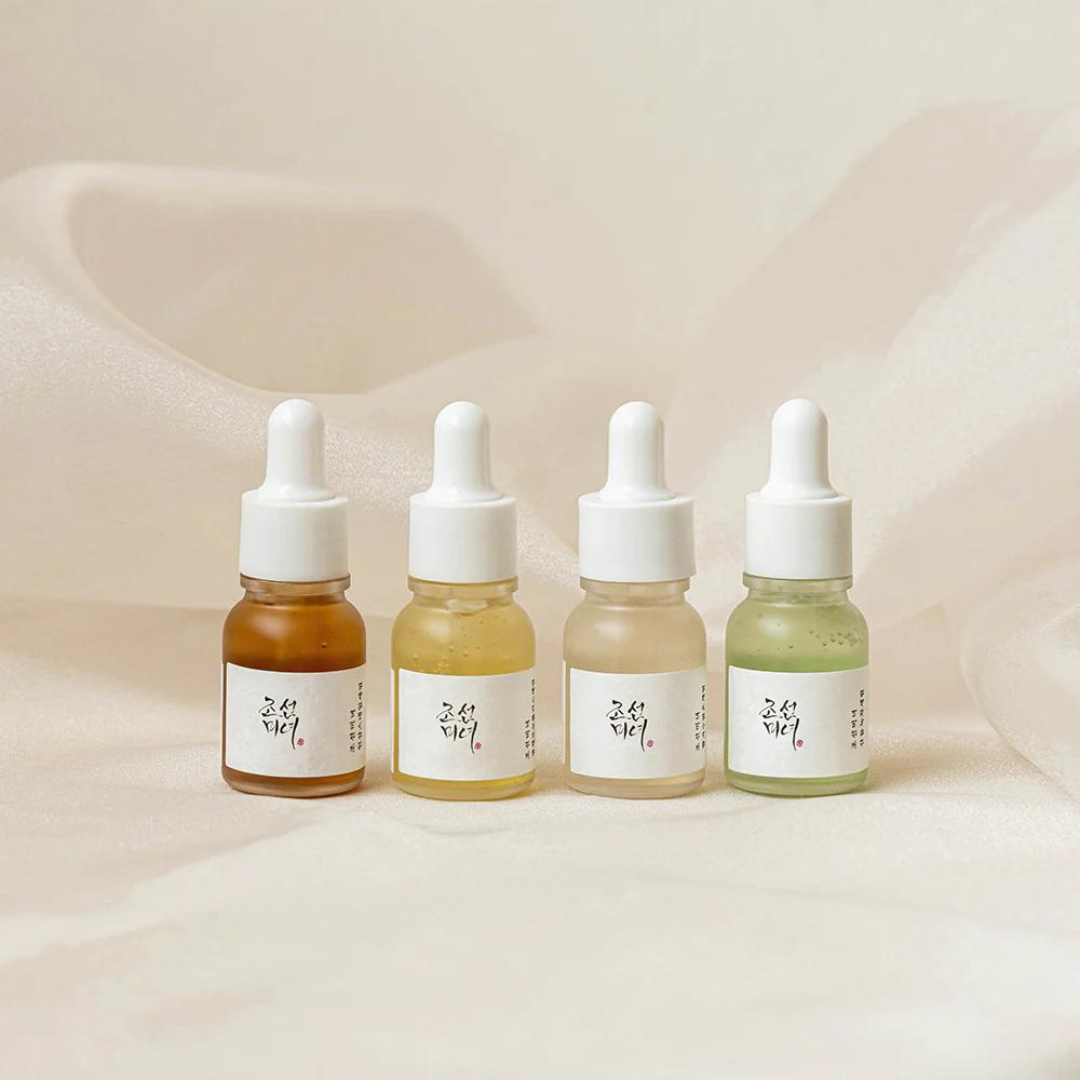 Hanbang Serum Discovery Kit(Revive Serum : Ginseng+Snail Mucin 10ml+Glow Deep Seum : Rice +Alpha Arbutin 10ml+Glow Serum