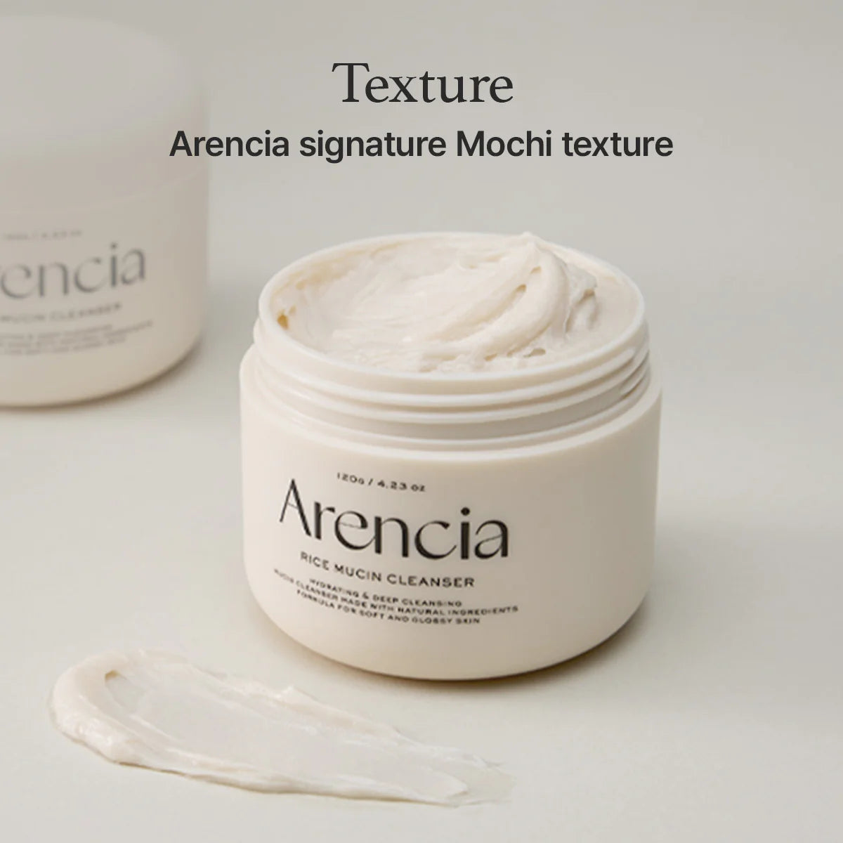 Arencia - Rice Mucin Cleanser, 4.23oz / 120g