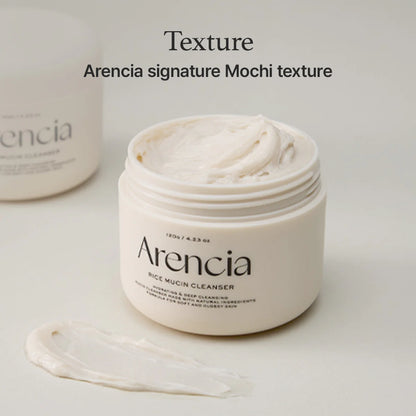 Arencia - Rice Mucin Cleanser, 4.23oz / 120g