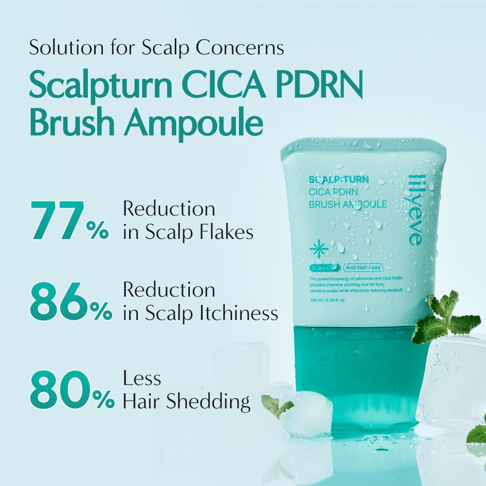 Lilyeve - Scalp Turn Cica PDRN Brush Ampoule 100Ml