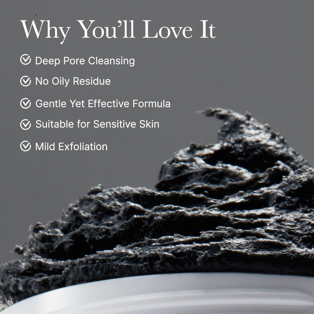Arencia - Black Tea Rice Mochi Cleanser, 4.23oz / 120g