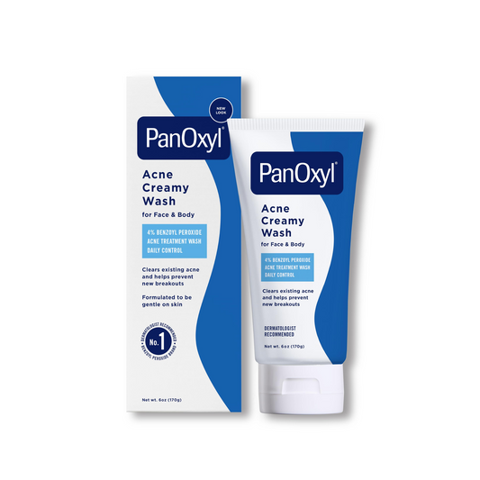 PanOxyl® Acne Creamy Wash Benzoyl Peroxide 4% Daily Control 6oz | 170g
