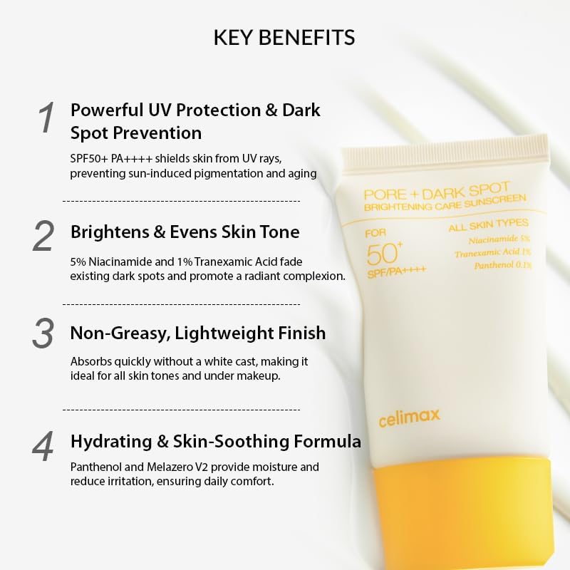 Celimax - Pore+ Dark Spot Brightening Care Sunscreen 50Ml
