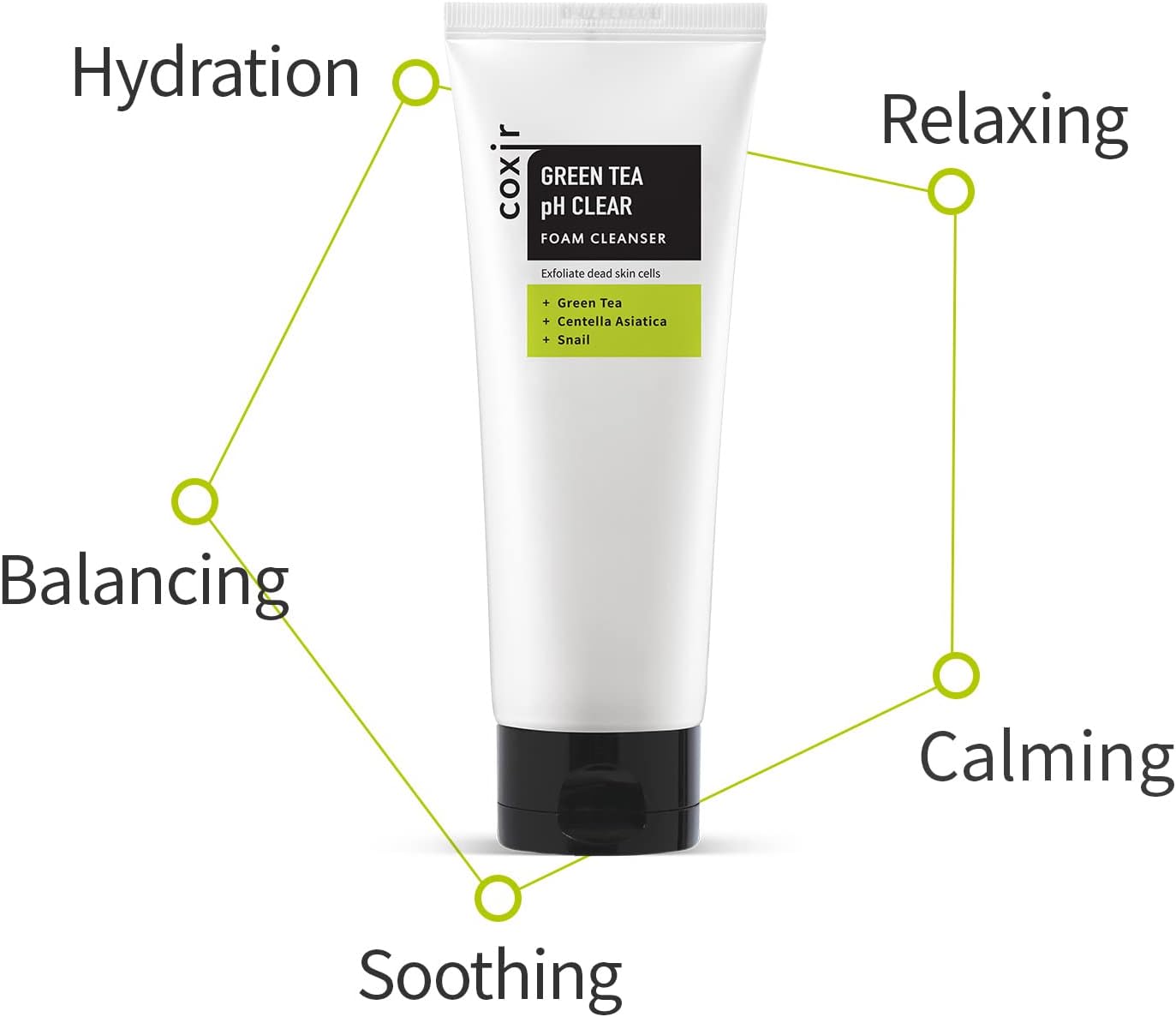  Green Tea pH Clear Foam Cleanser