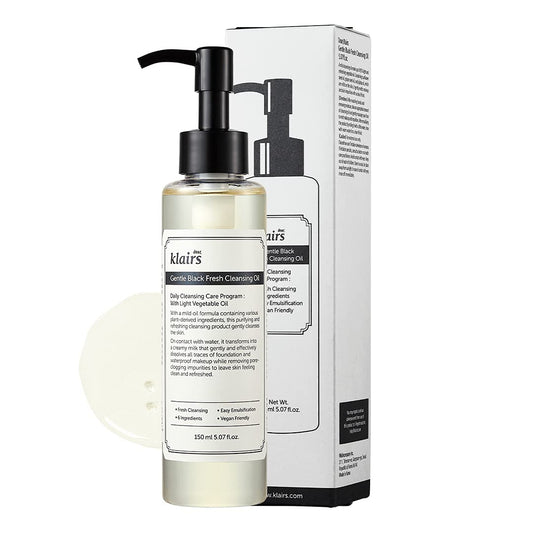 GENTLE BLACK FRESH CLEANSING OIL 150ML