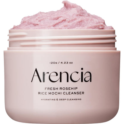 Arencia - Fresh Rosehip Rice Mochi Cleanser, 4.23oz / 120g