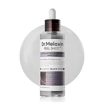 Dr.Melaxin - Peel Shot Exfoliant Black Rice Ampoule - 80 ml