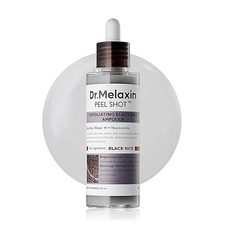 Dr.Melaxin - Peel Shot Exfoliant Black Rice Ampoule - 80 ml