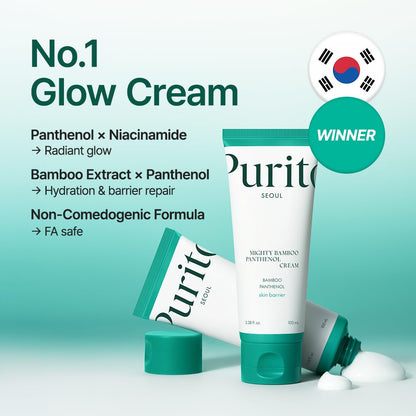 Purito SEOUL - Mighty Bamboo Panthenol Cream - 100Ml