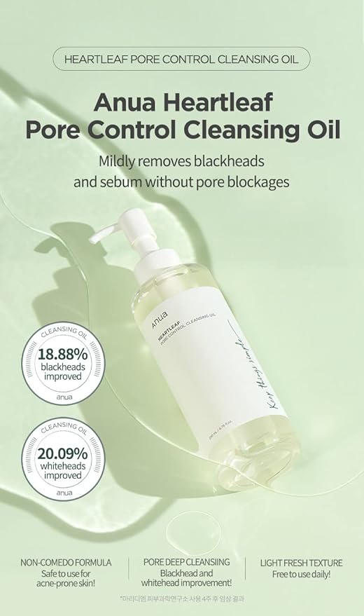 Heartleaf Pore Control Cleansing Oil