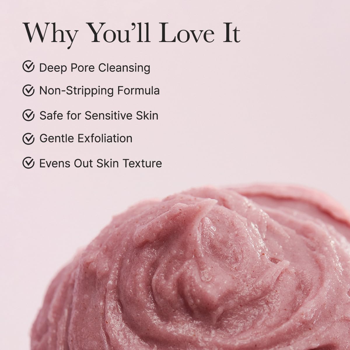 Arencia - Fresh Rosehip Rice Mochi Cleanser, 4.23oz / 120g