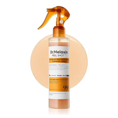 Dr.Melaxin - Peel Shot Exfoliating Kojic Acid Turmeric Spray Body and Foot Exfoliator - 200ml