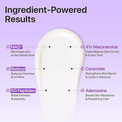 Numbuzin - No.9 NAD+ Retinol Volumetox Eye Cream - 10Ml