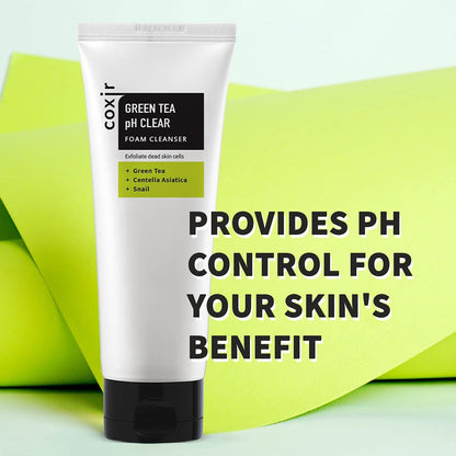  Green Tea pH Clear Foam Cleanser