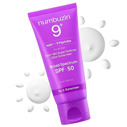 Numbuzin - No.9 NAD Peptides Dewy Sun Essence SPF50+ 50ML