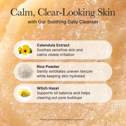 Arencia - Calendula Rice Mochi Cleanser, 4.23oz / 120g