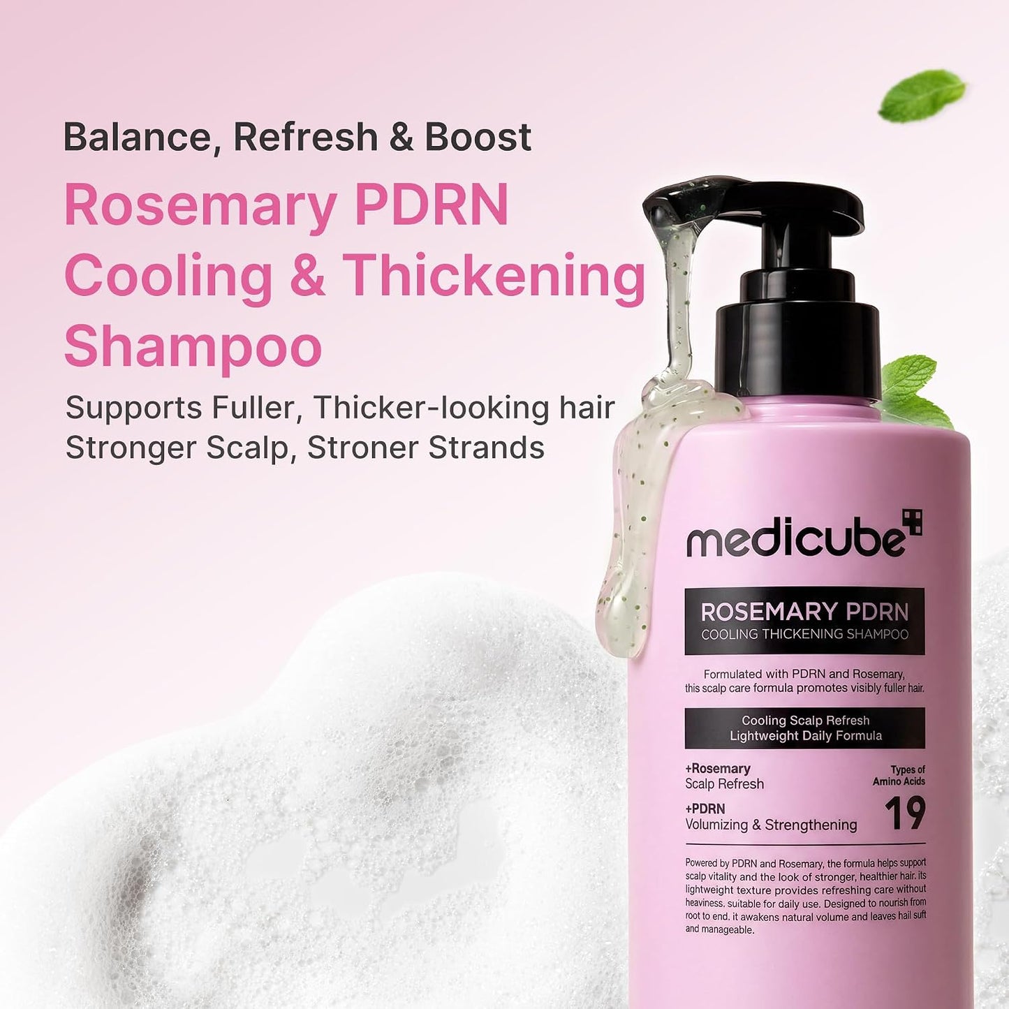 Medicube - Rosemary PDRN Cooling Thickening Shampoo
