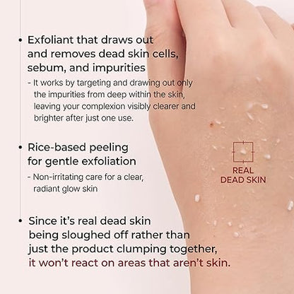 Dr.Melaxin - Peel Shot Exfoliant Black Rice Ampoule - 80 ml