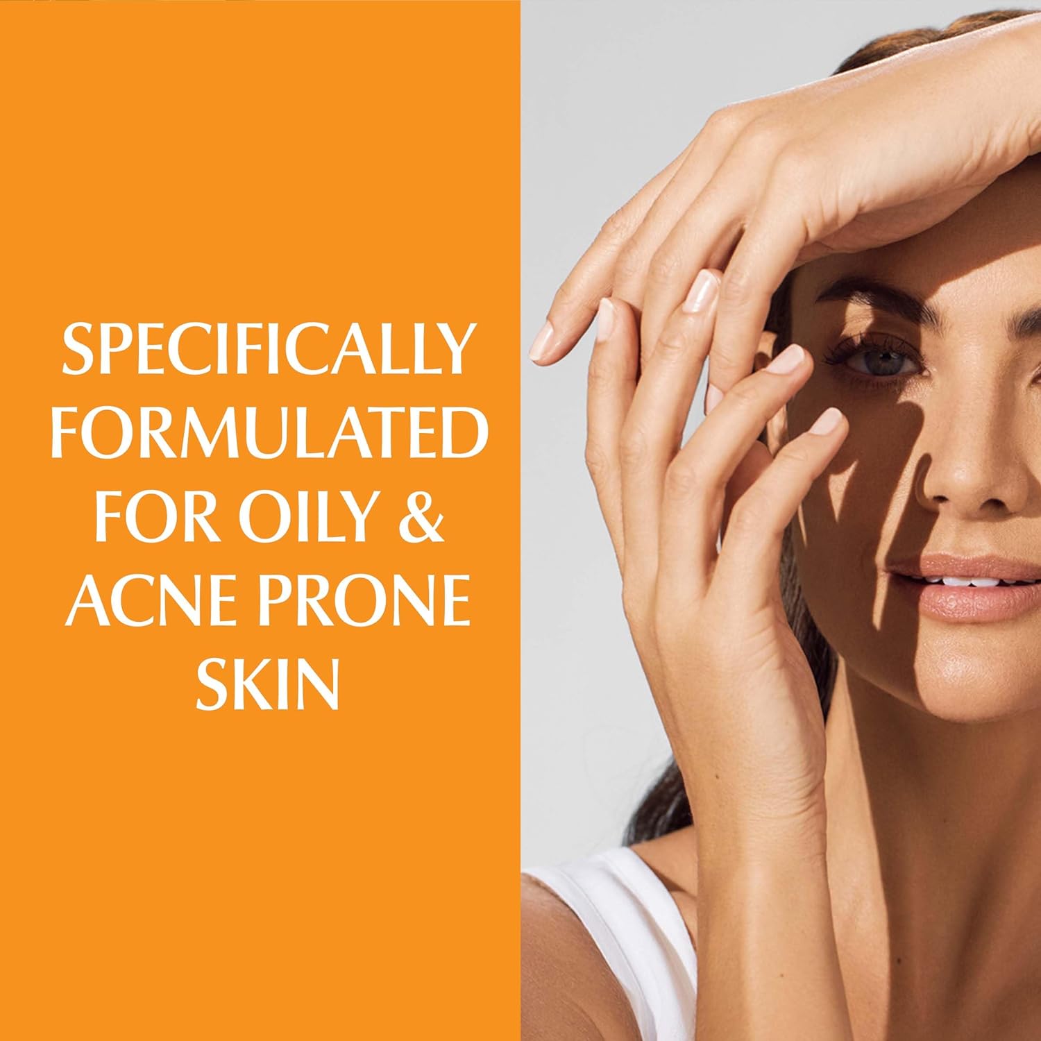 Clear Skin for Acne Prone + Oily Skin, SPF 50, 2.5 fl oz (75 ml)