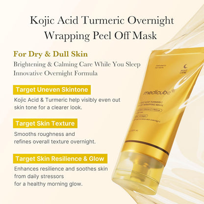 Medicube - Kojic Acid Turmeric Night Wrapping Mask 75Ml